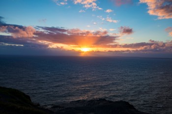  Sunset View from the Cliffs of Moher, Co. Clare, Ireland (26 July 2017) 