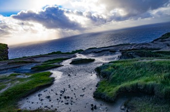  View from the Cliffs of Moher, Co. Clare, Ireland (26 July 2017) 